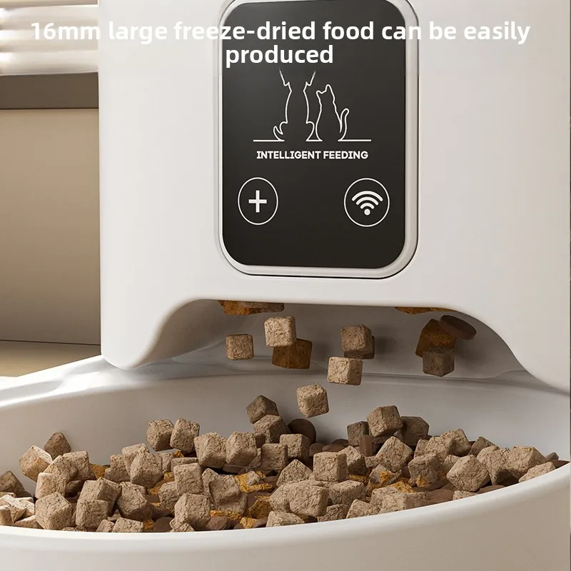 HD Video Automatic Pet Feeder for Cats Dogs 4L Smart Timed Quantitative Food Dispenser with Stainless Steel Bow Pet Supplies - Image 5