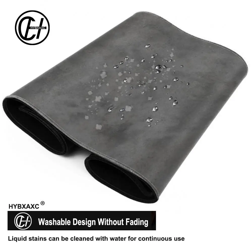 Gray series mouse pad 1200x600mm overlocked Large size mousepad xxl Black desktop keyboard table pad gray series gaming desk mat - Image 5
