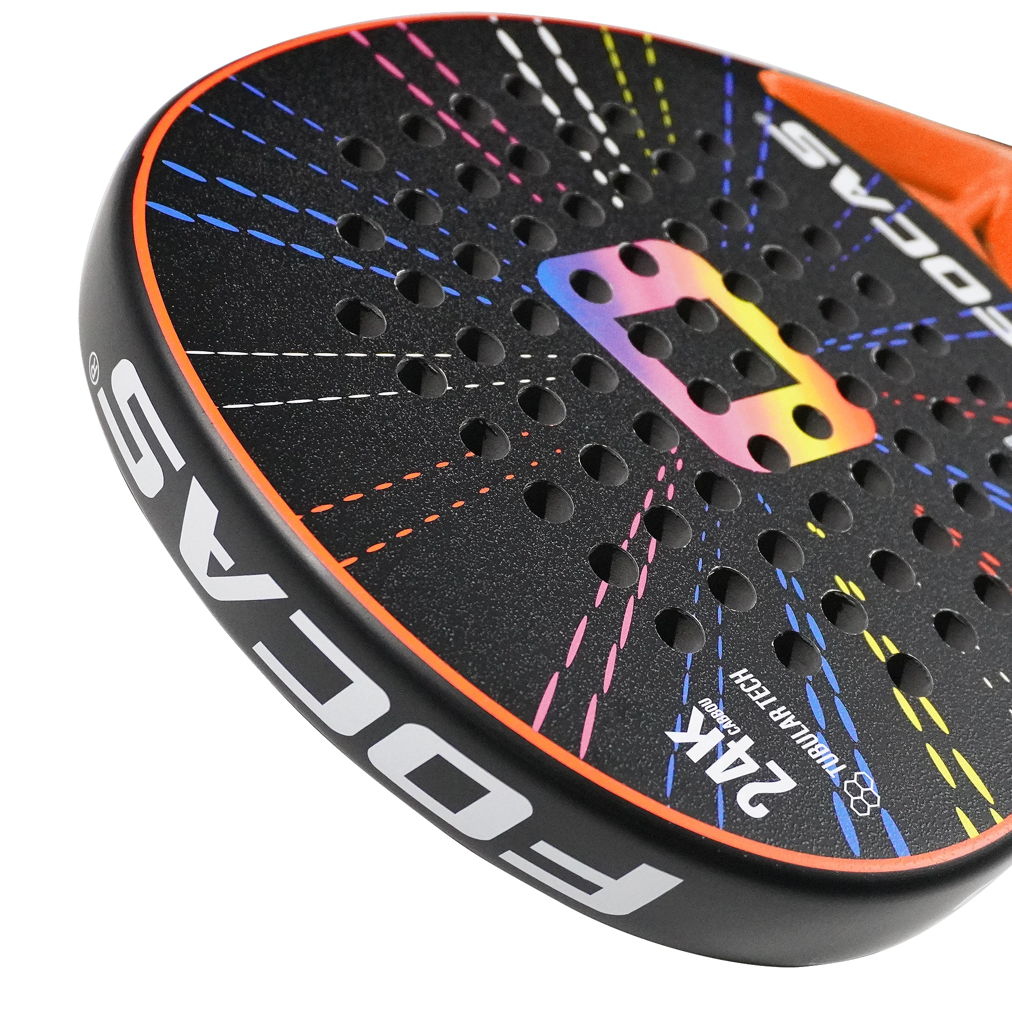 FOCAS 2026 Padel 24K Carbon Fiber Plate Tennis Racket Surface Treatment - Image 6