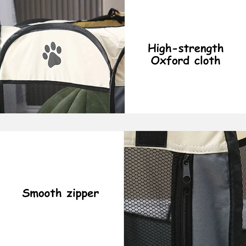 Detachable Summer Pet Tent S/M/L Cat Delivery Room Outdoor Dog Bed Folding Fence Cat Nest Dog Enclosure Cage for Cats Dogs - Image 3
