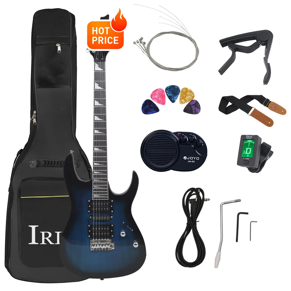 6 Strings 24 Frets Electric Guitar Maple Body Electric Guitar Guitarra With Bag Speaker Necessary Guitar Parts & Accessories - Image 9